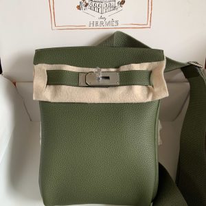 Bolso bandolera Hermes Hac a Dos G5 marrón