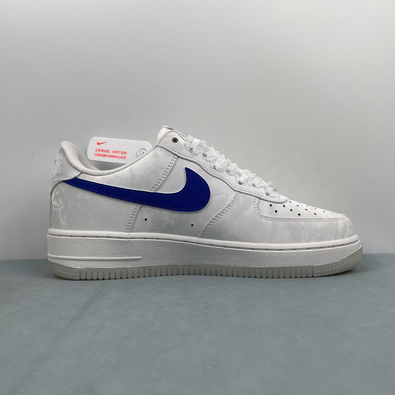 Nike Air Force 1 Low White Game Royal - Imagen 6