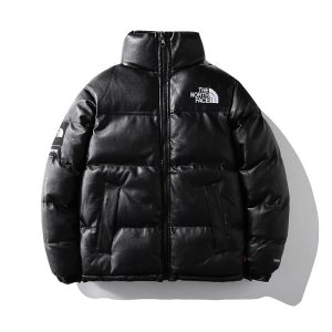 Chaqueta acolchada The North Face Nuptse Leather x Supreme talla M (ENVÍO 72 HORAS)